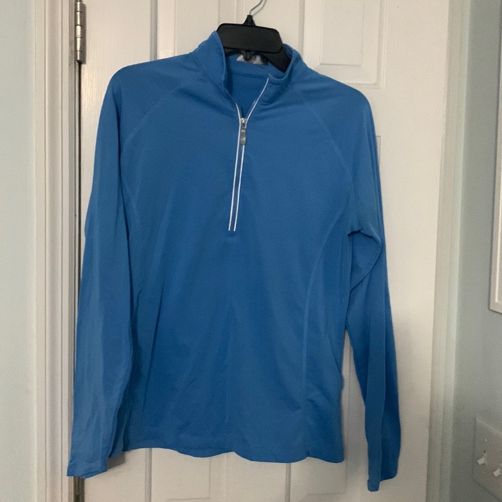 Lg blue Callaway womens 3/4 zip up